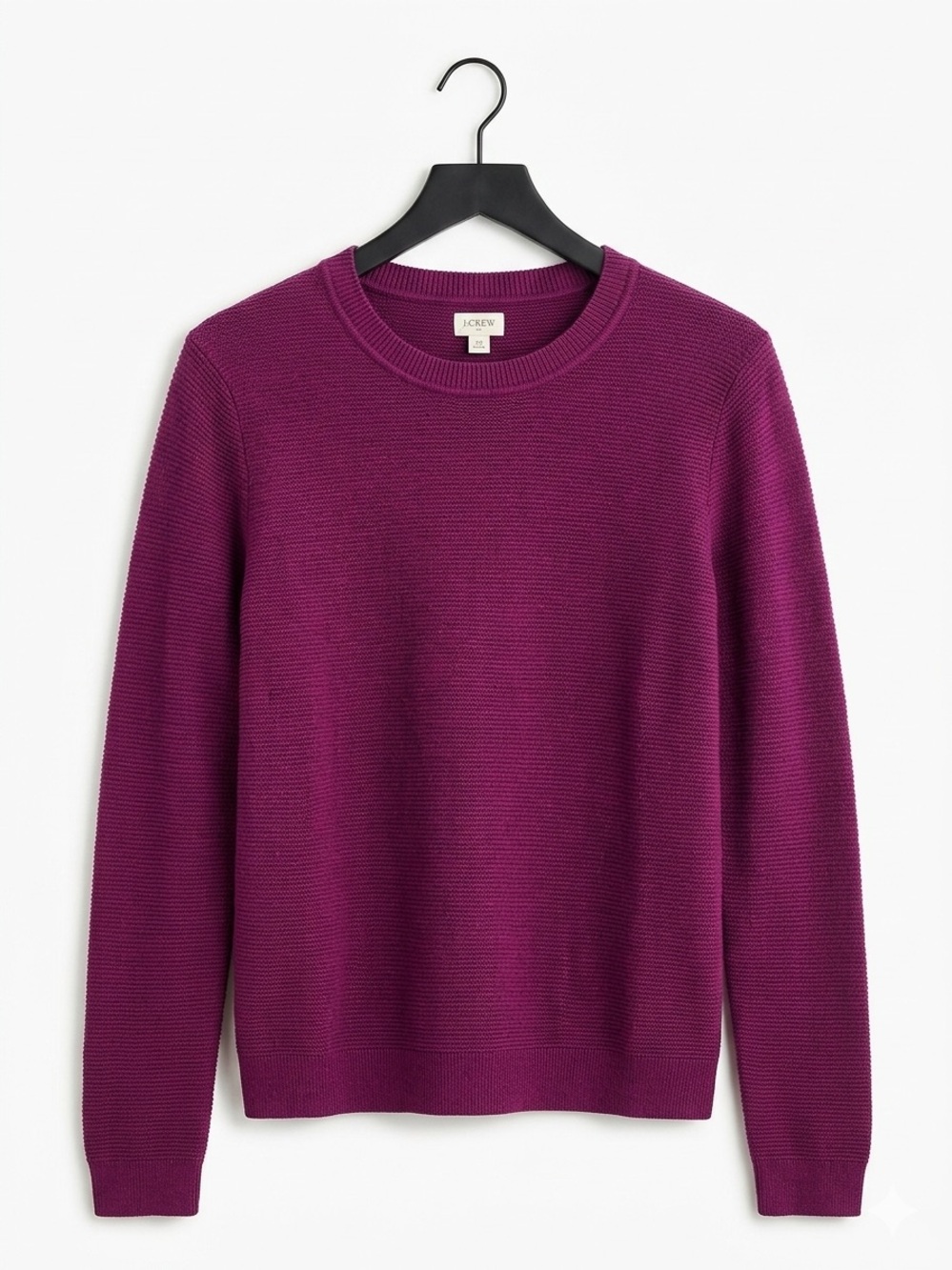 J. Crew Men’s Crewneck Sweater in Berry Plum